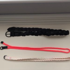 Abercrombie belts (3 pack)